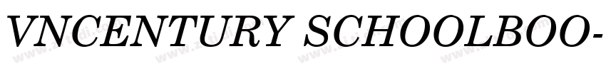 VnCentury Schoolboo字体转换